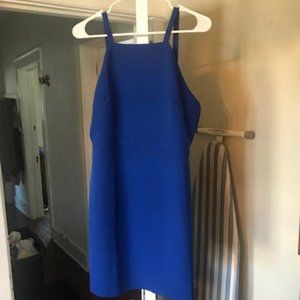 NSR Royal Blue Sheath Dress Sleeveless